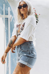 Sweet Dream Print Crop Tee